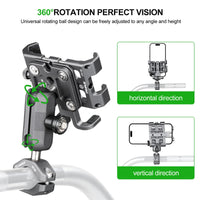 Billet Aluminium Motorcycle Bike Phone Holder