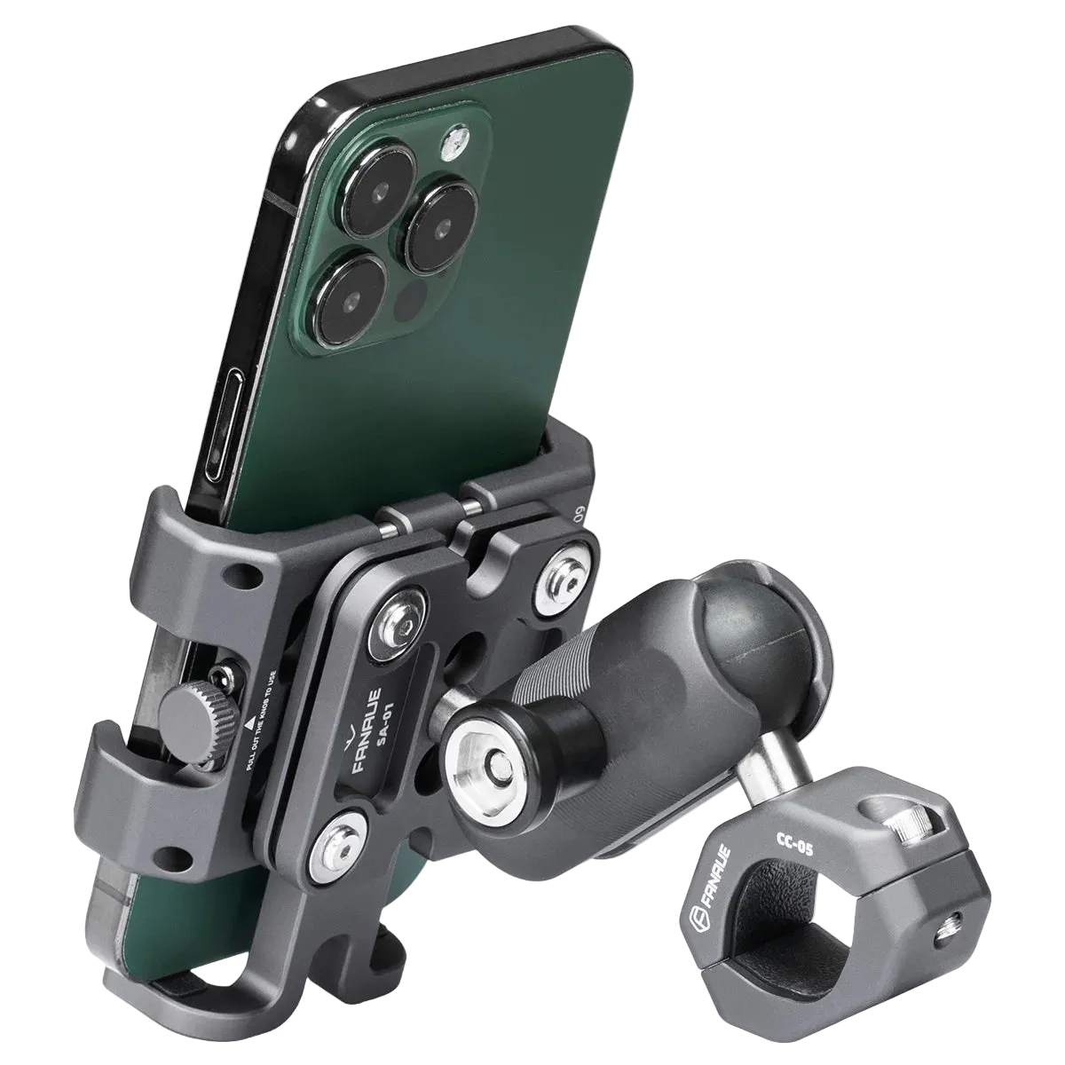 Billet Aluminium Motorcycle Bike Phone Holder